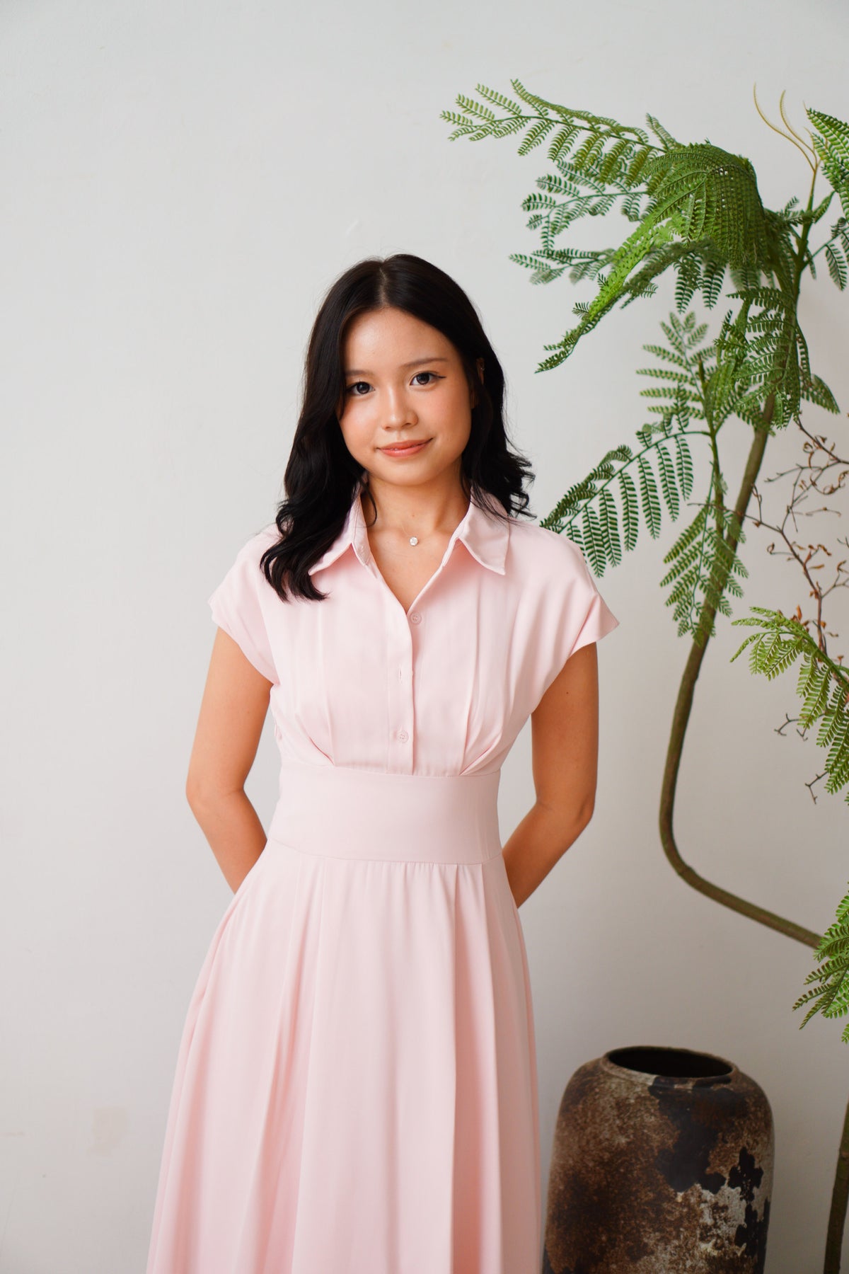Claire Dress by Bash in Pink