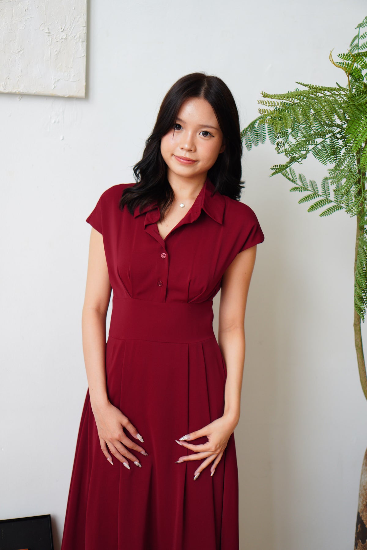 Claire Dress by Bash in Red