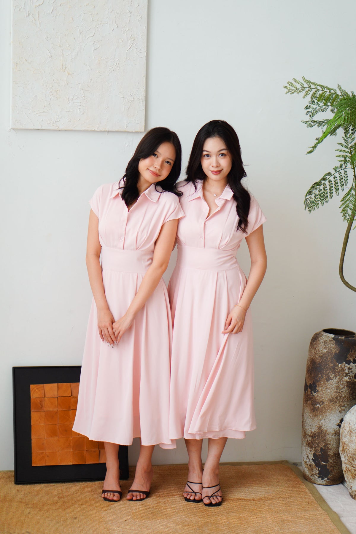 Claire Dress by Bash in Pink