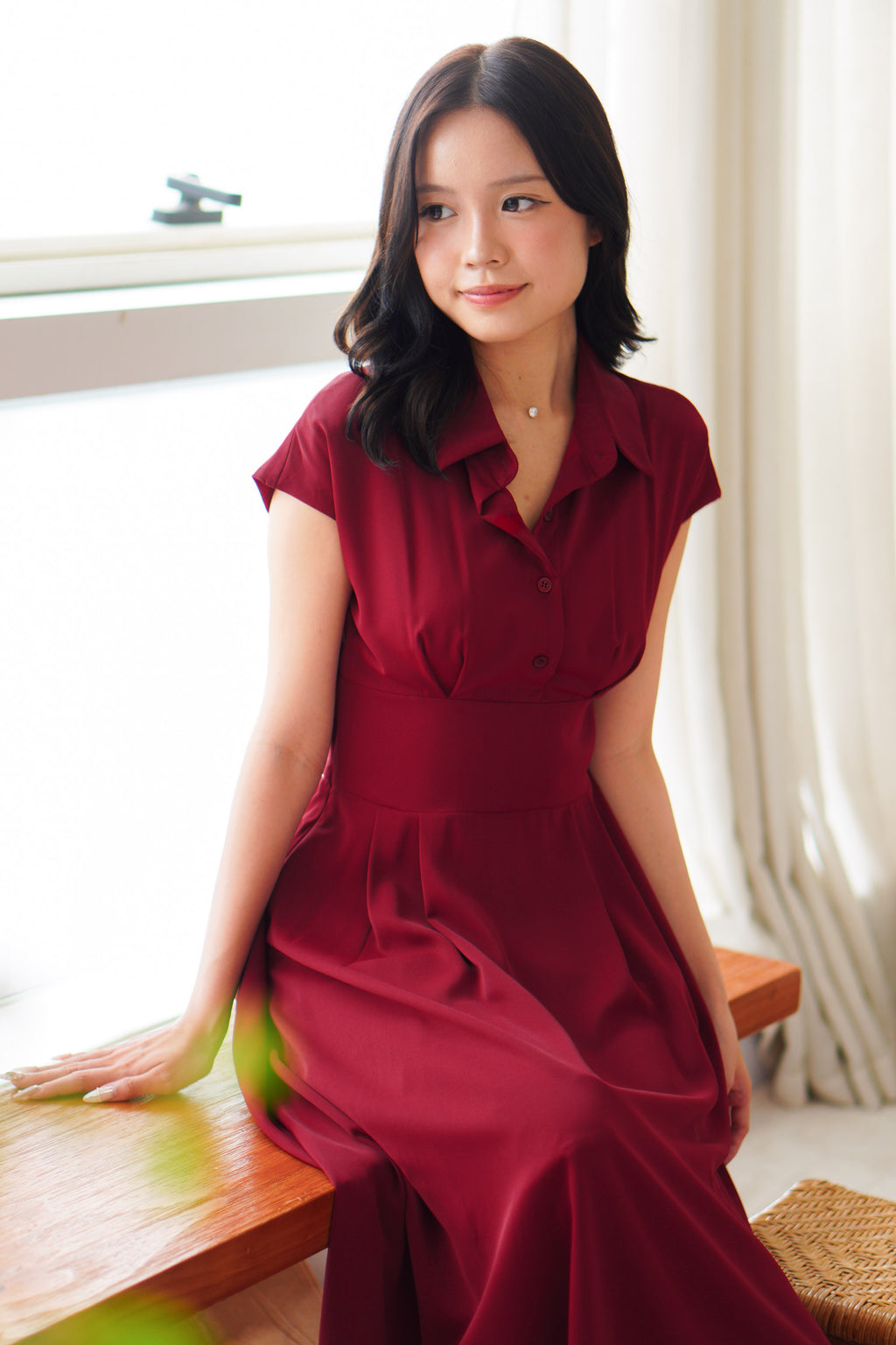 Claire Dress by Bash in Red