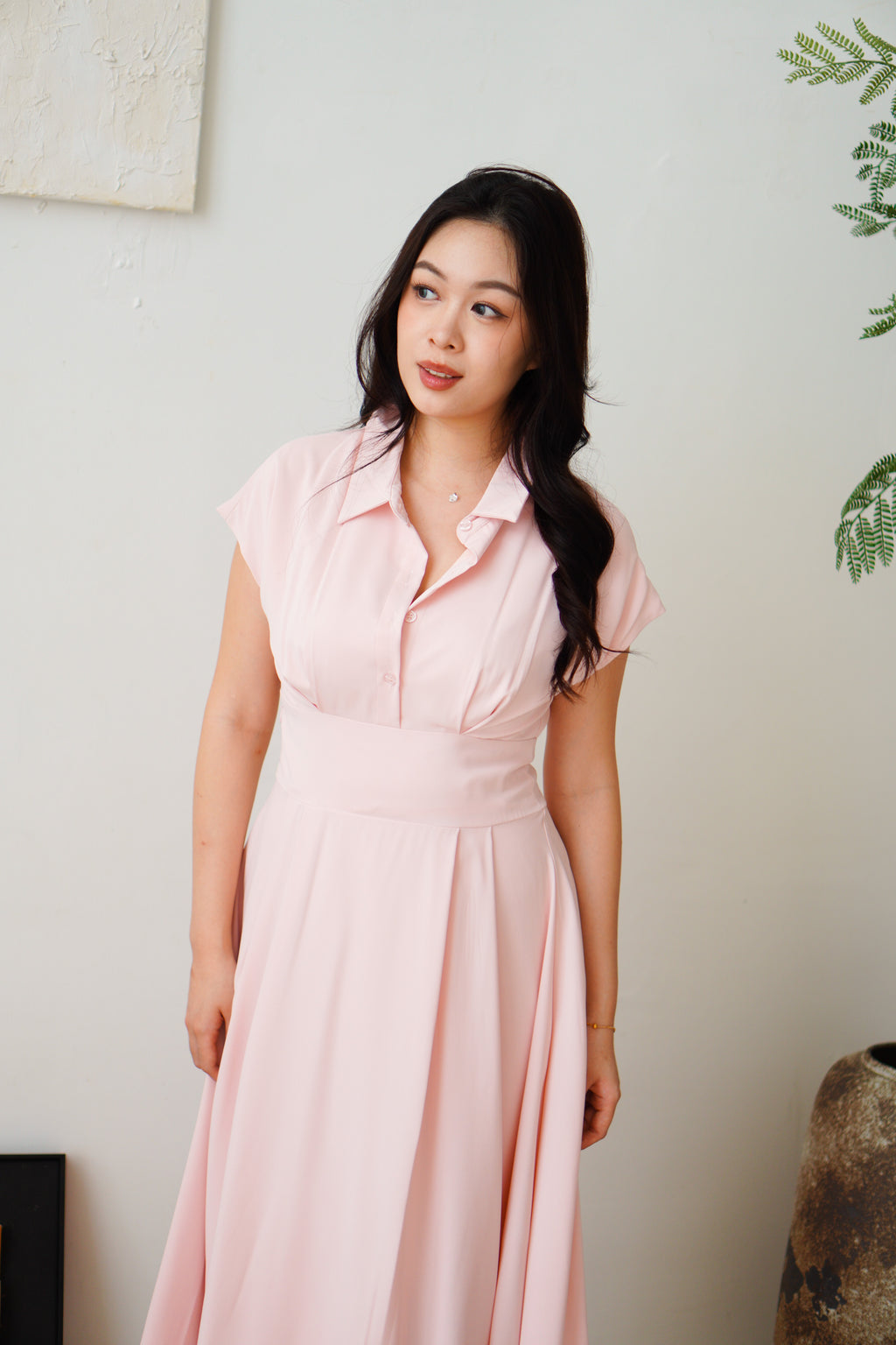 Claire Dress by Bash in Pink