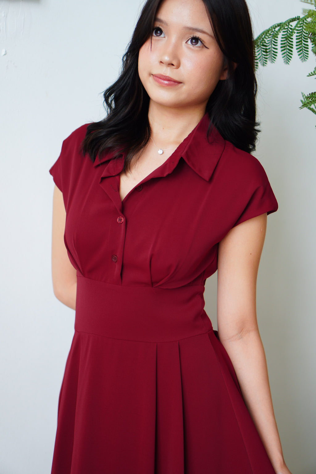 Claire Dress by Bash in Red