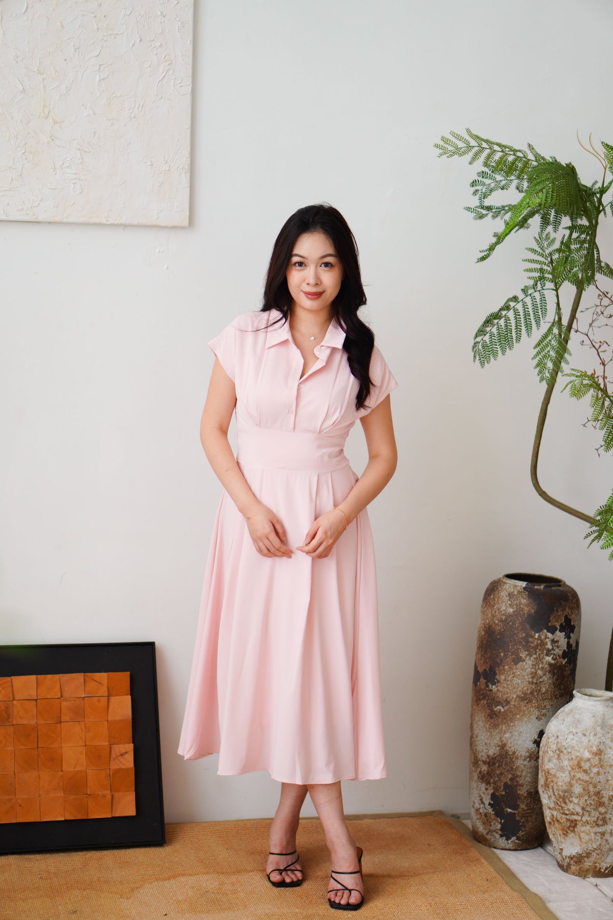 Claire Dress by Bash in Pink