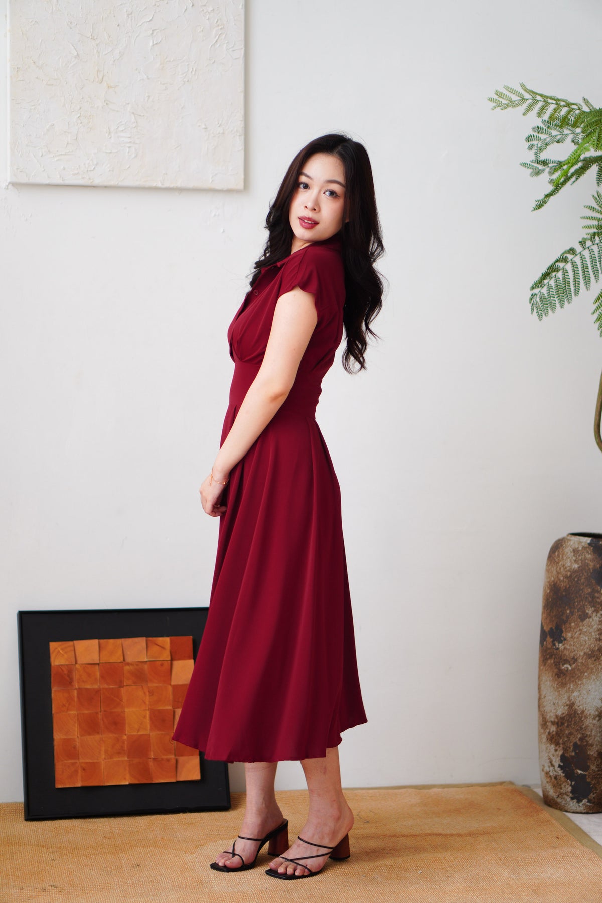 Claire Dress by Bash in Red