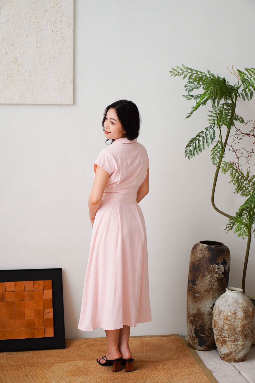 Claire Dress by Bash in Pink