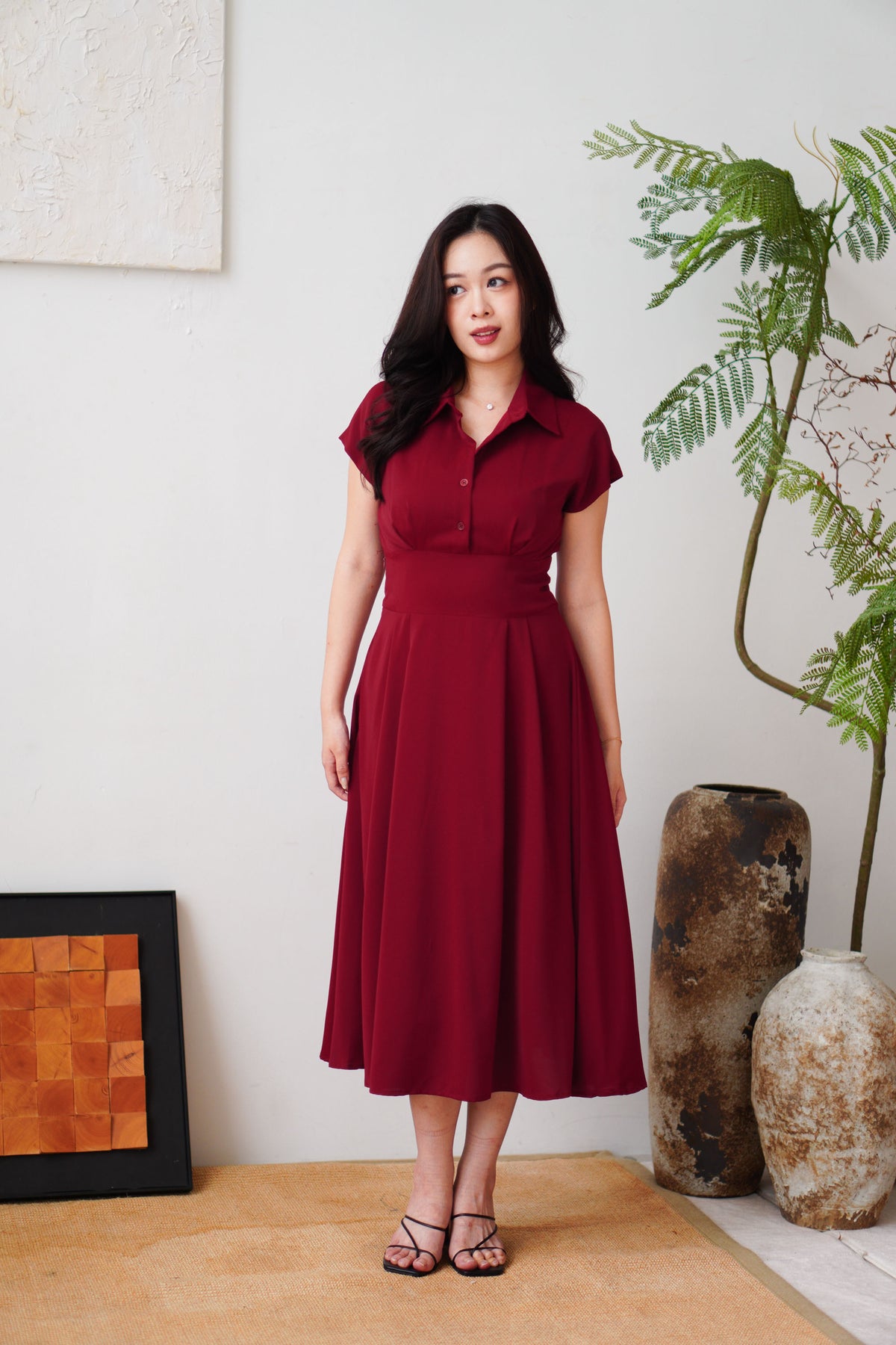 Claire Dress by Bash in Red