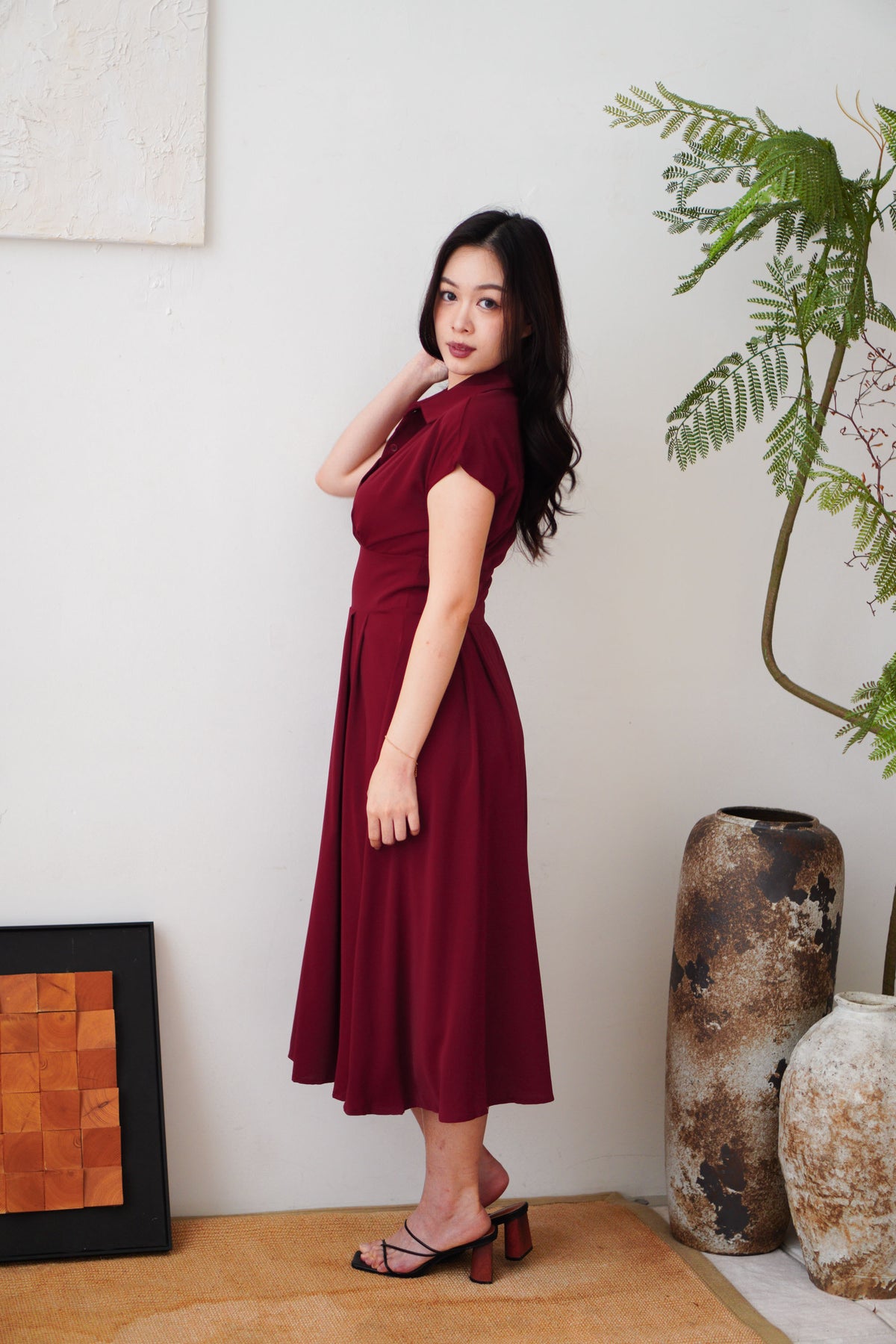 Claire Dress by Bash in Red