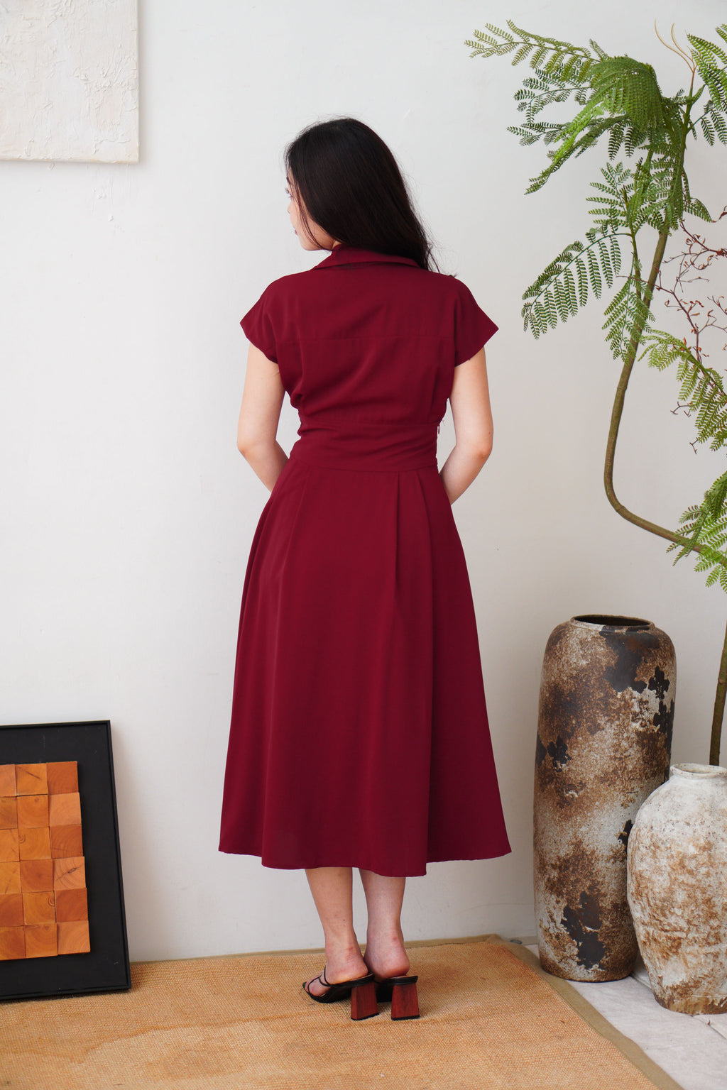 Claire Dress by Bash in Red