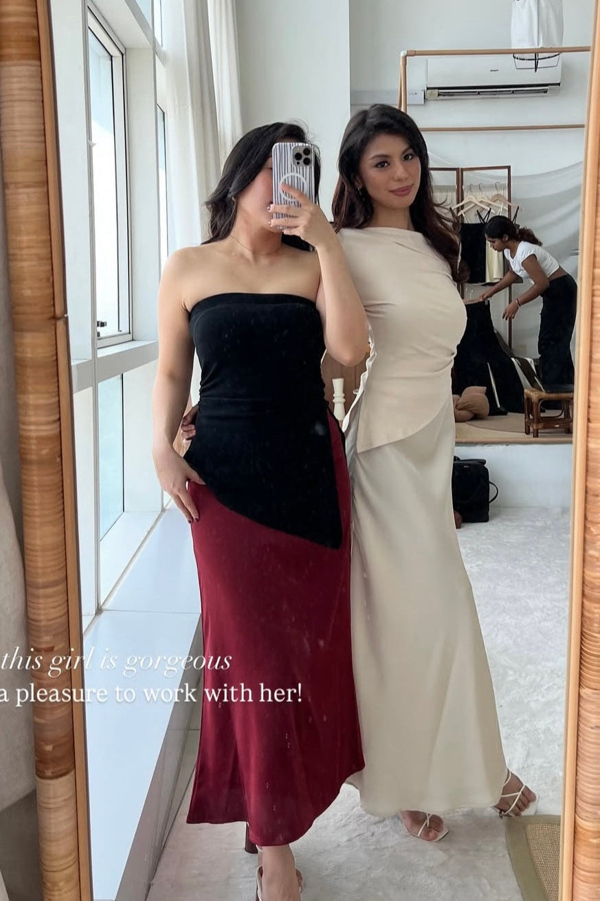 Satin Skirts - As Seen On @ceciliaooi_ & @ashaaxali
