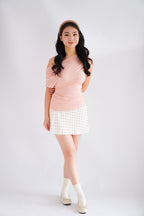 Maya Toga Ruched Top in Pink
