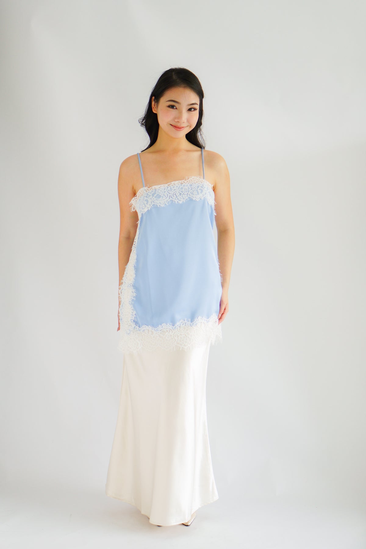 Zenith Lace Camisole Top in Blue