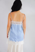Zenith Lace Camisole Top in Blue