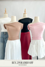 Cedar Toga Ruched Top