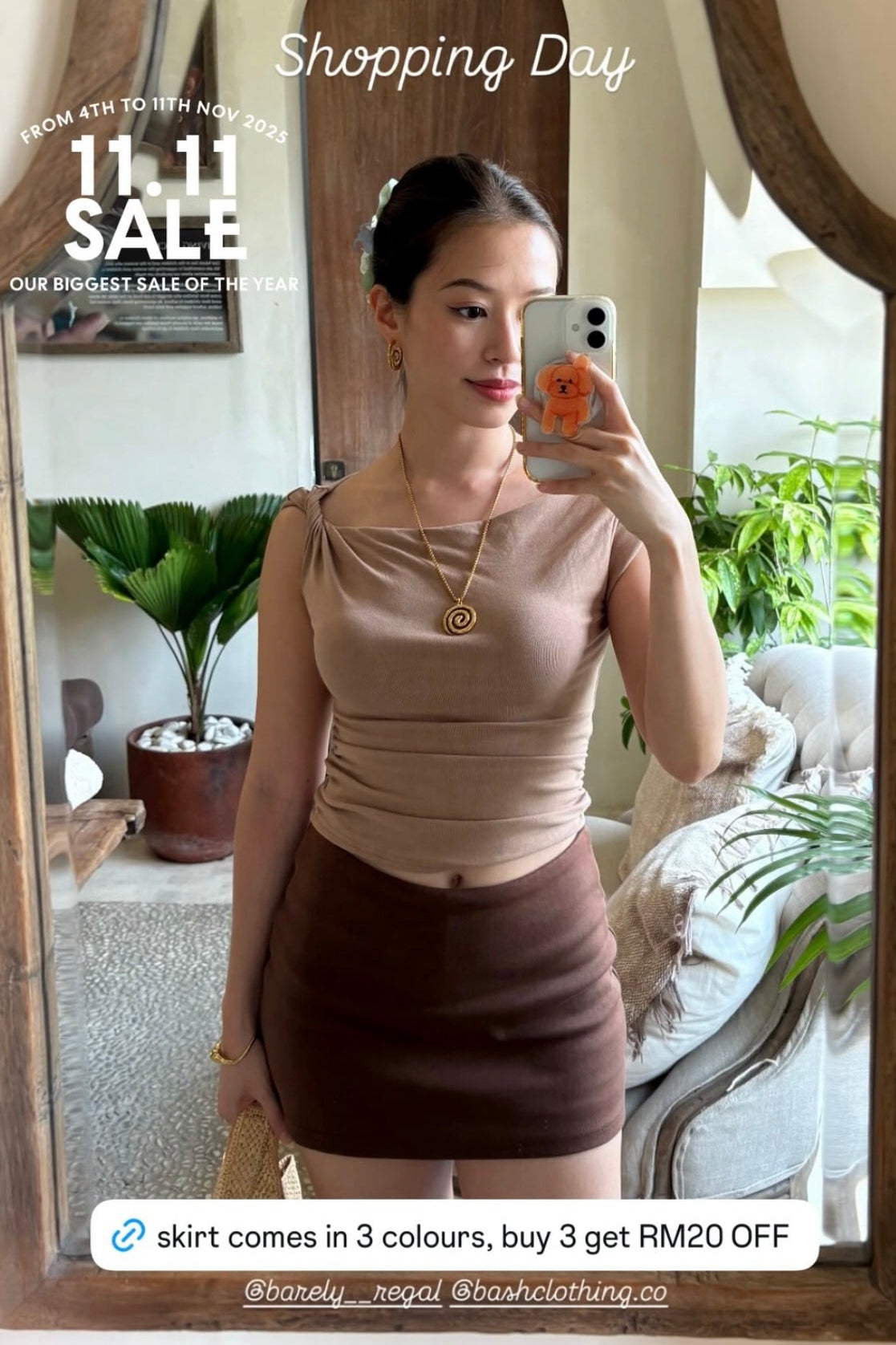 Cedar Top + Killy Skirt - As Seen On @del.lim