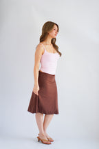 Rita Basic Camisole Top in Light Pink
