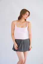 Rita Basic Camisole Top in Light Pink