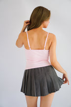 Rita Basic Camisole Top in Light Pink