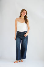 Rita Basic Camisole Top in White
