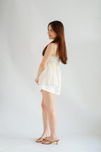 Clara Linen Babydoll Top by Bash