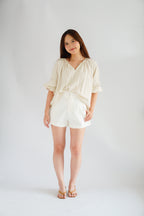 Senja Linen Long Sleeve Top by Bash