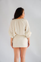 Senja Linen Long Sleeve Top by Bash