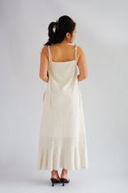 Celia Linen Self-Tied Maxi Dress by Bash