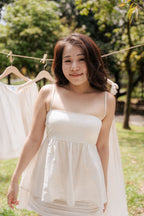 Clara Linen Babydoll Top by Bash