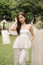 Clara Linen Babydoll Top by Bash