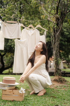 Clara Linen Babydoll Top by Bash