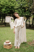 Clara Linen Wide Legged Pants by Bash