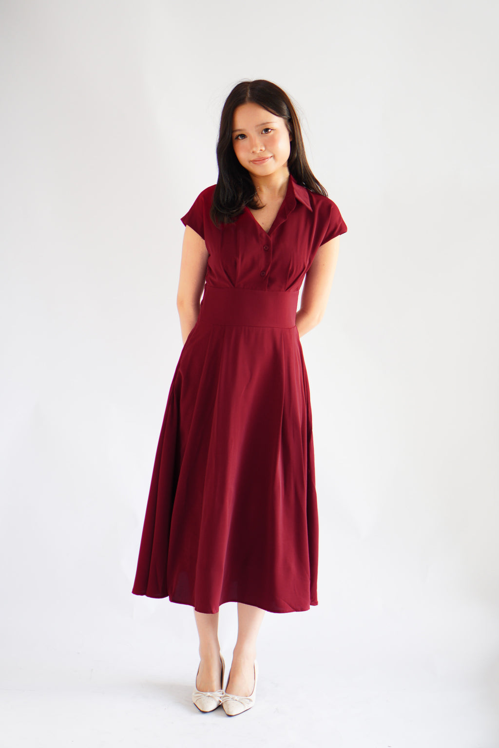 Claire Dress by Bash in Red