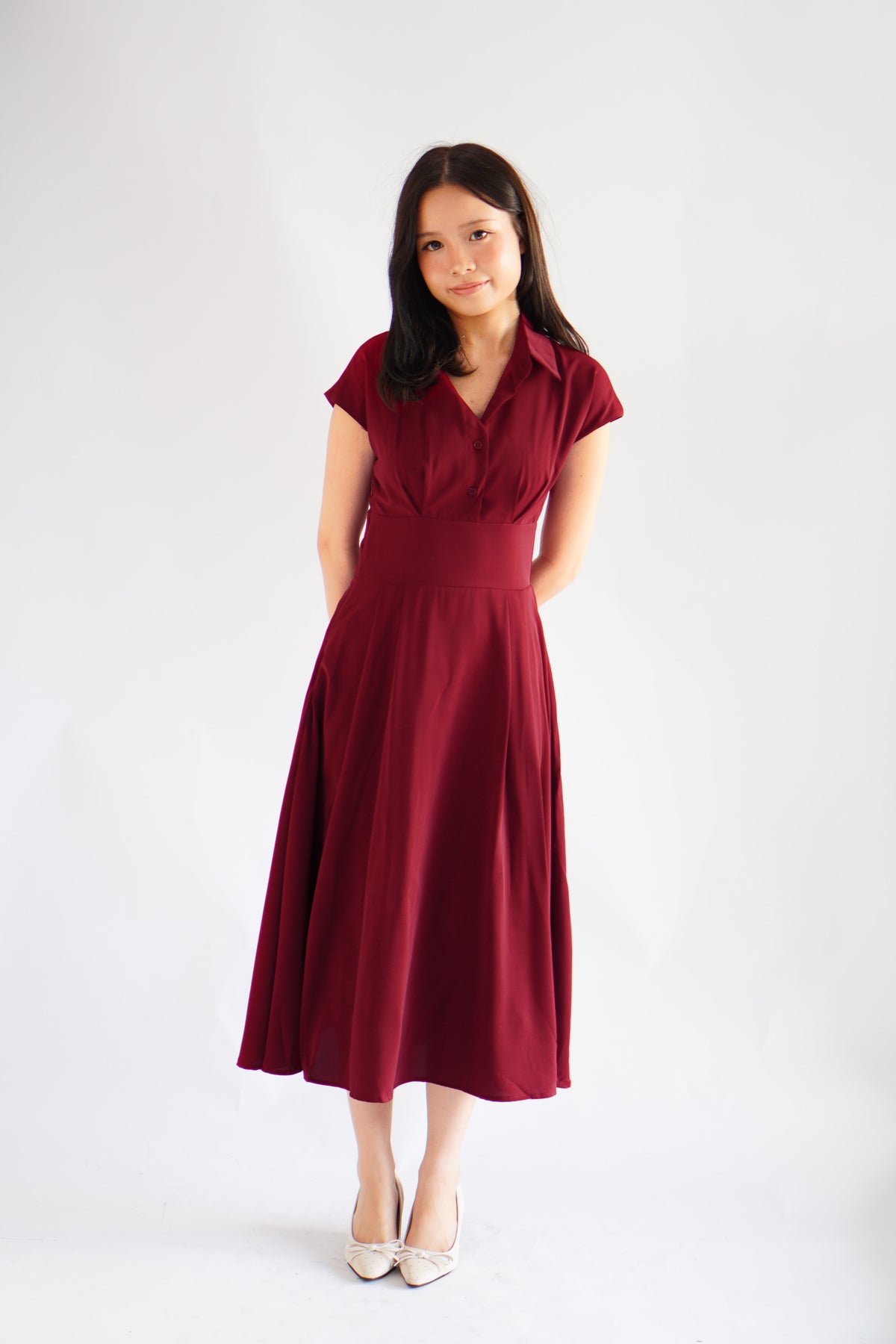 Claire Dress by Bash in Red