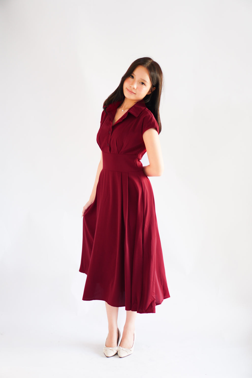 Claire Dress by Bash in Red