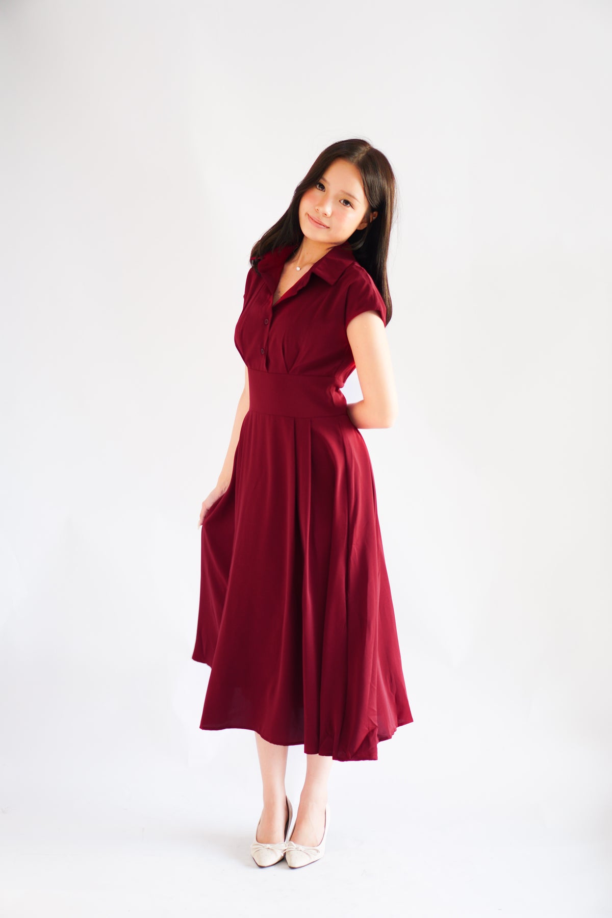 Claire Dress by Bash in Red