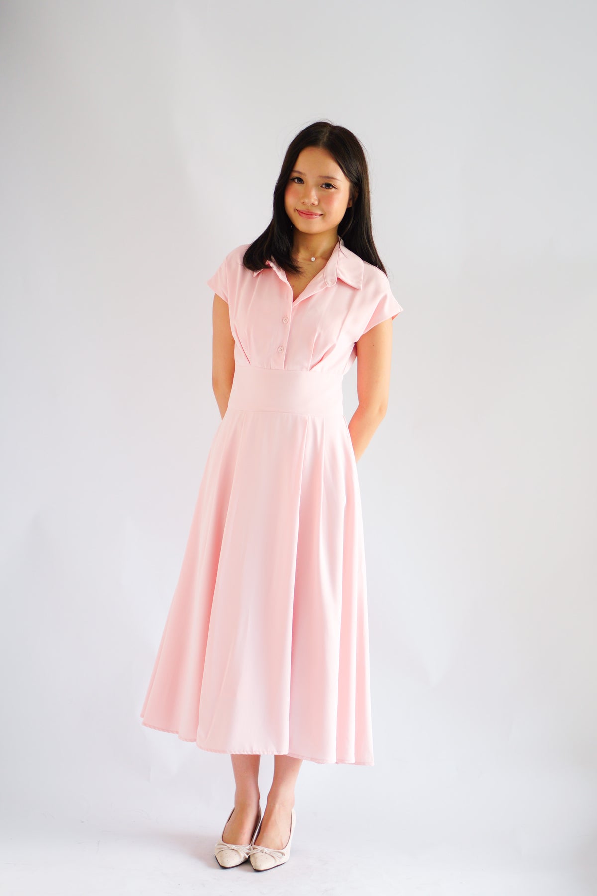 Claire Dress by Bash in Pink