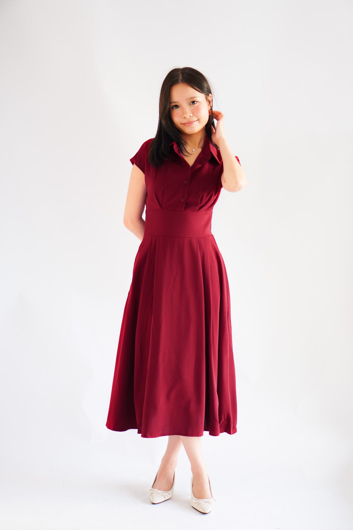 Claire Dress by Bash in Red