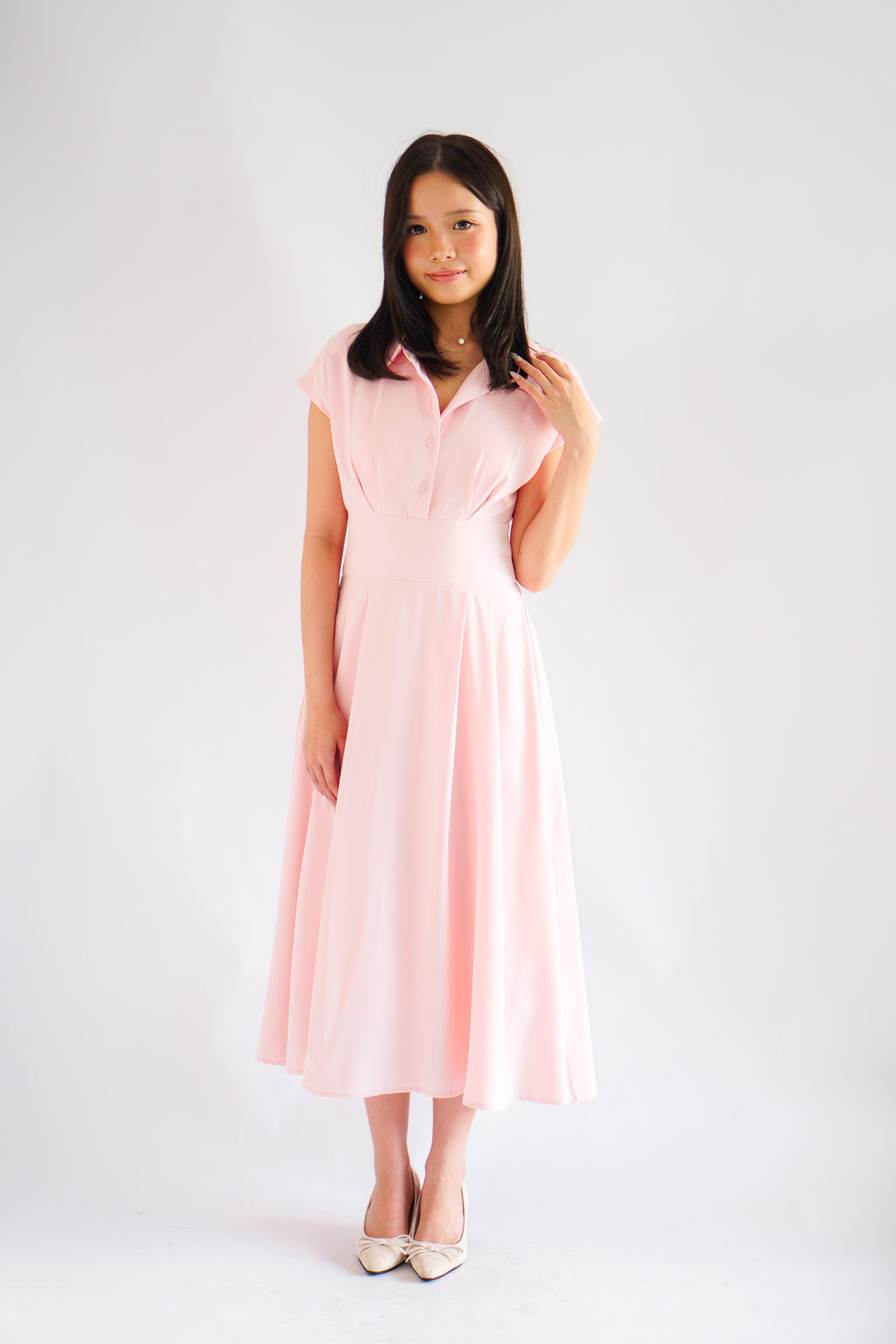 Claire Dress by Bash in Pink