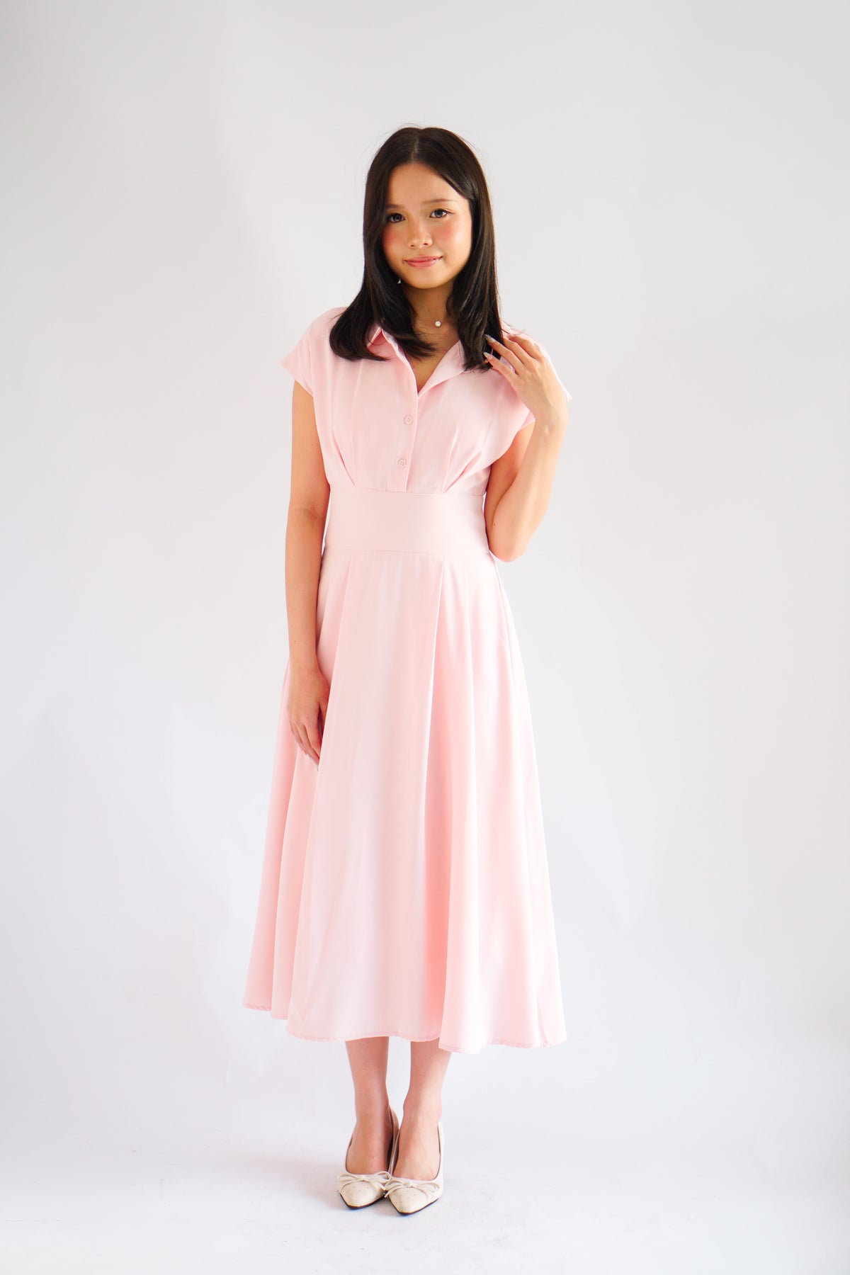 Claire Dress by Bash in Pink