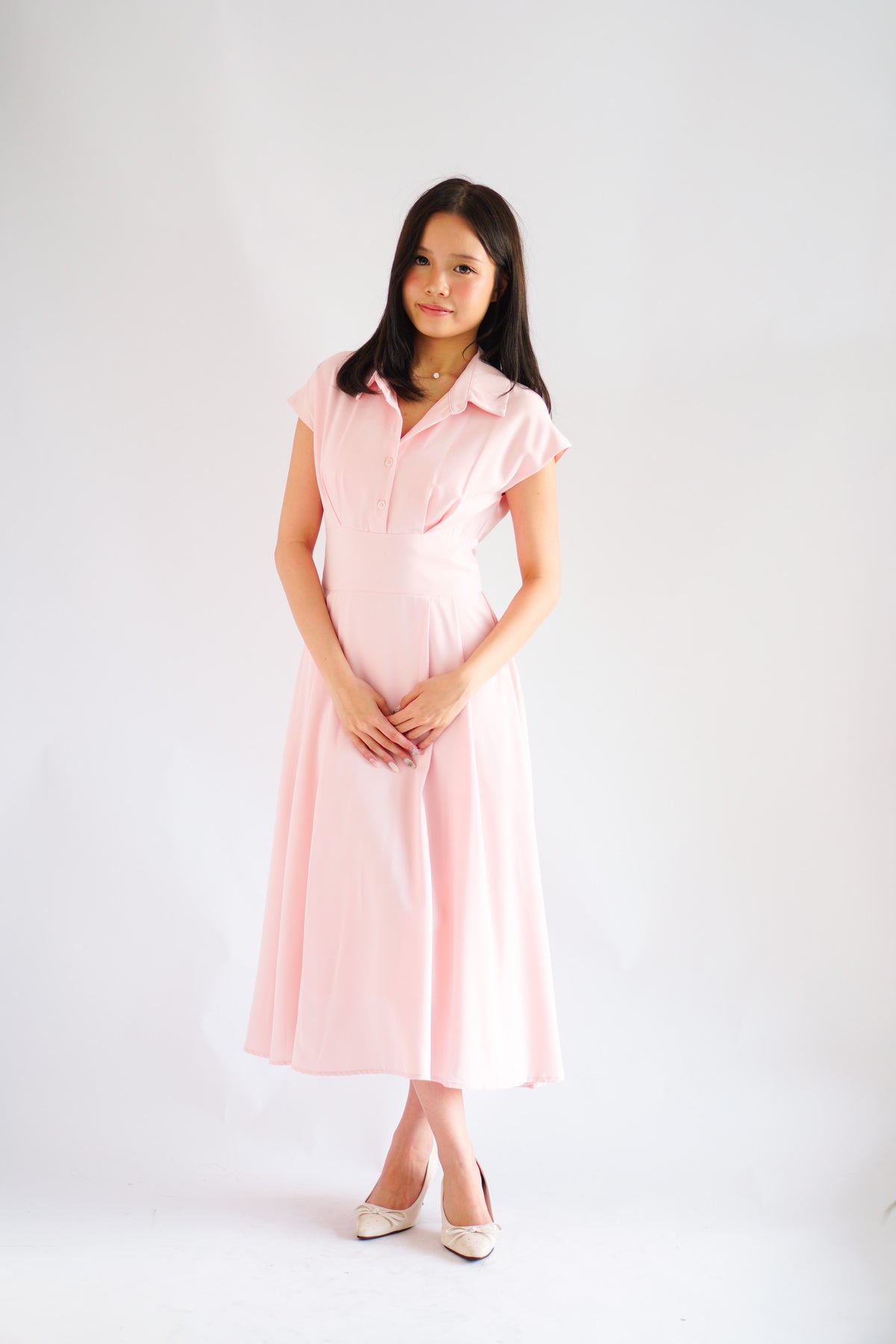 Claire Dress by Bash in Pink