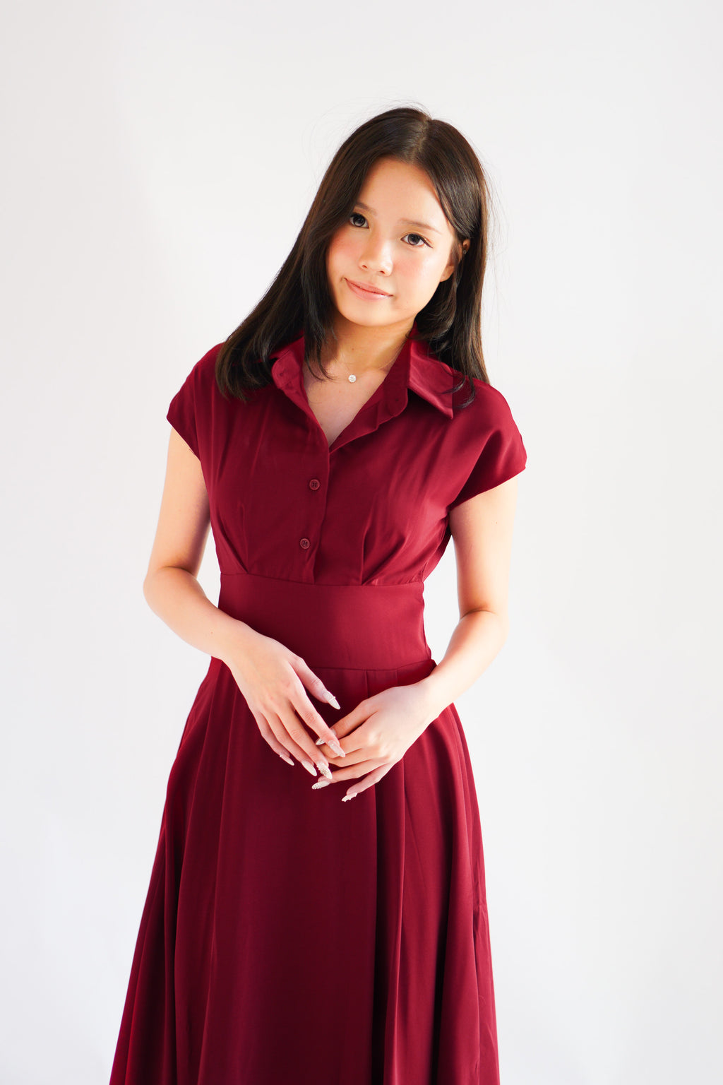Claire Dress by Bash in Red