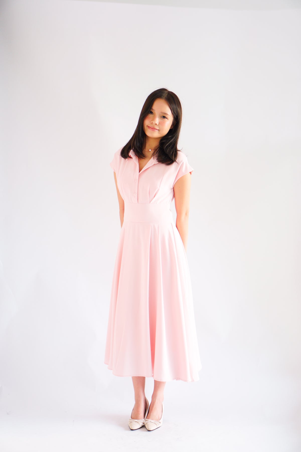 Claire Dress by Bash in Pink