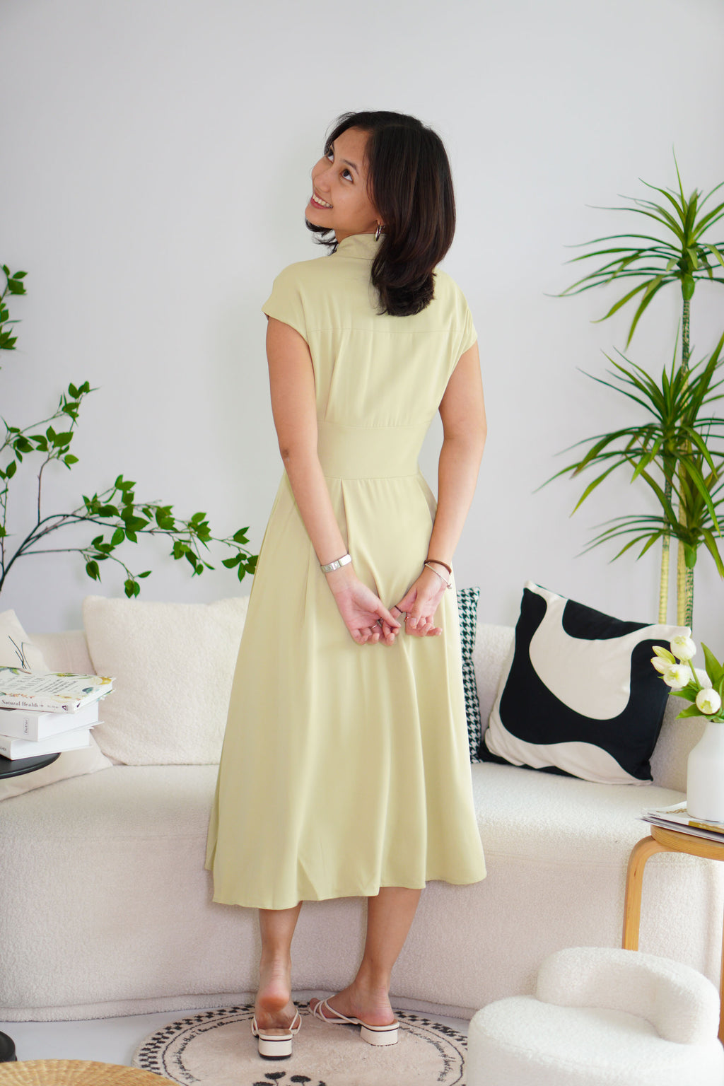 Claire Dress by Bash in Green