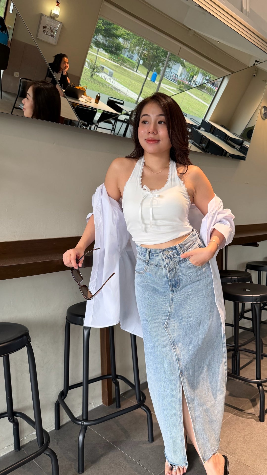 Dottie Top + Taylor Skirt + Roen Top - As Seen on @ceciliaooi_