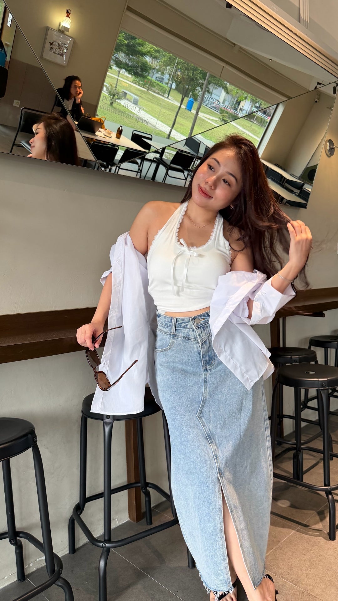 Dottie Top + Taylor Skirt + Roen Top - As Seen on @ceciliaooi_