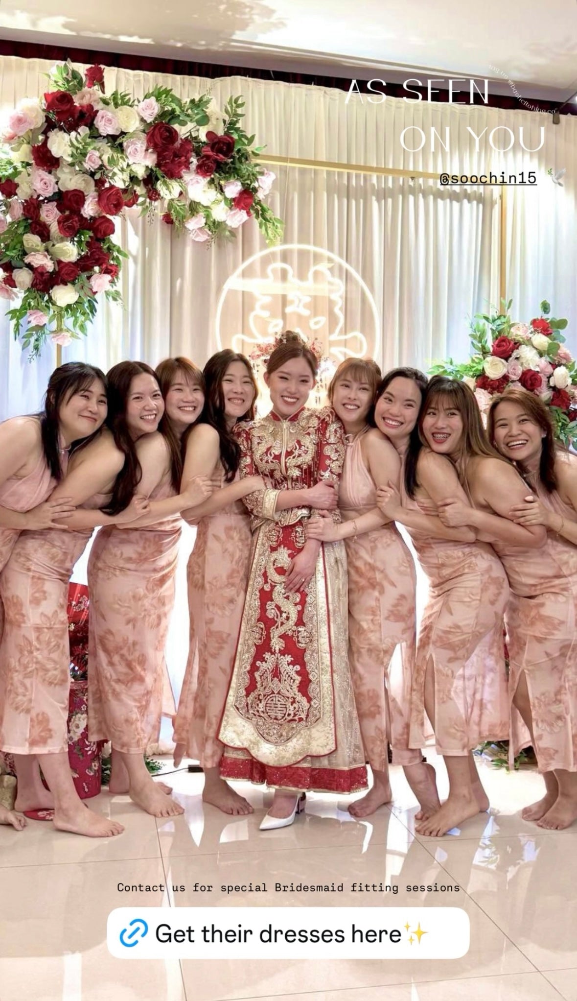 [Bridesmaid Edition] Rui Yi Cheongsam - As Seen on @soochin15