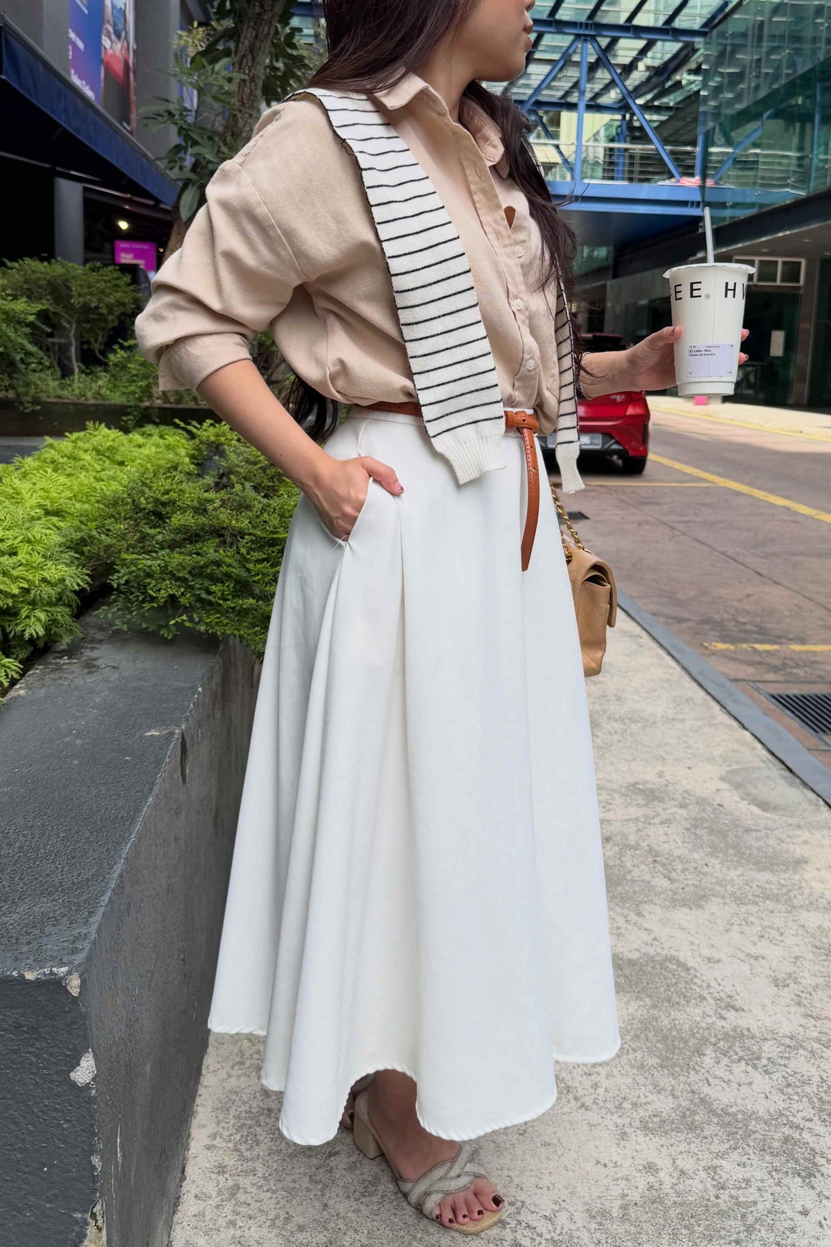 Island Resort Top + Throwover + Audrey Skirt - As Seen On @ceciliaooi_