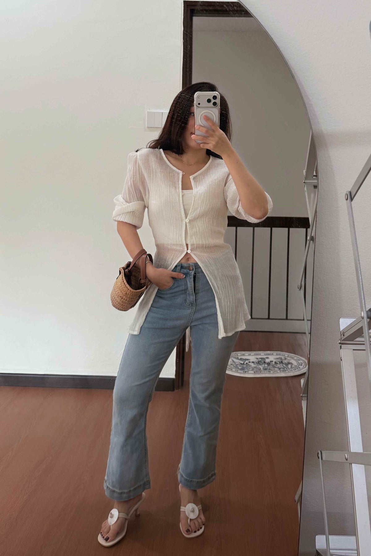 Nora Top + Francine Jeans - As Seen on @ceciliaooi_