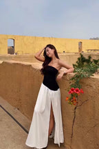 Yina Dress in Black & White - As Seen On @janicechian_