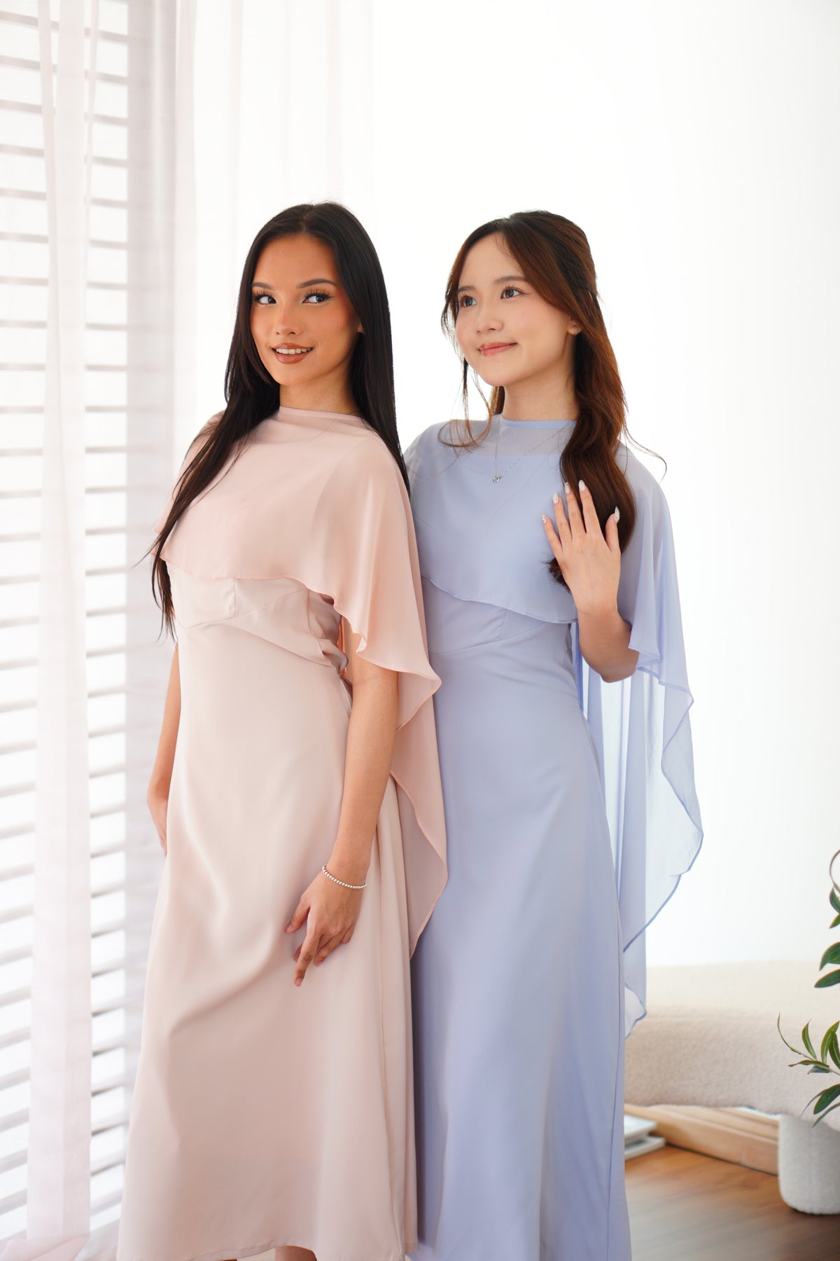 Camille Cape Dress Set by Bash (Pastel)