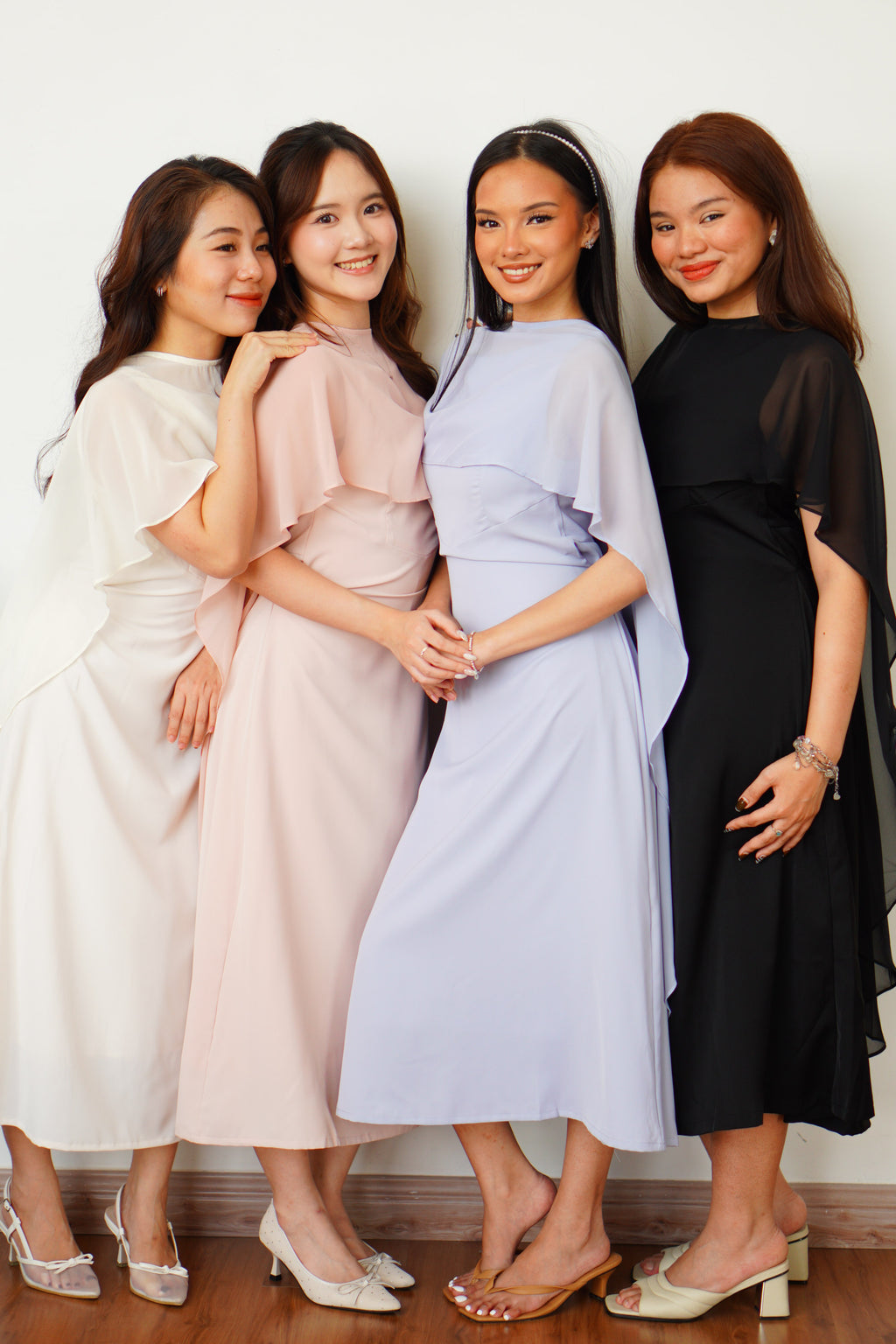 Camille Cape Dress Set by Bash